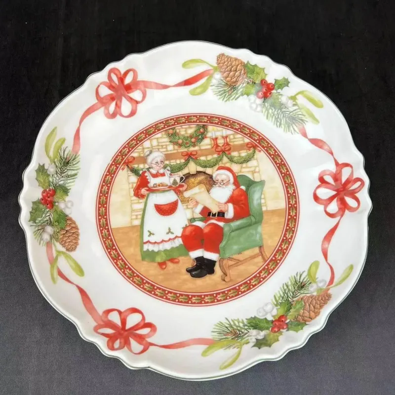 Elegance at the Table Küche & Esszimmer-Weihnachtsgeschirr-Set - Teller, Tassen, Schüsseln