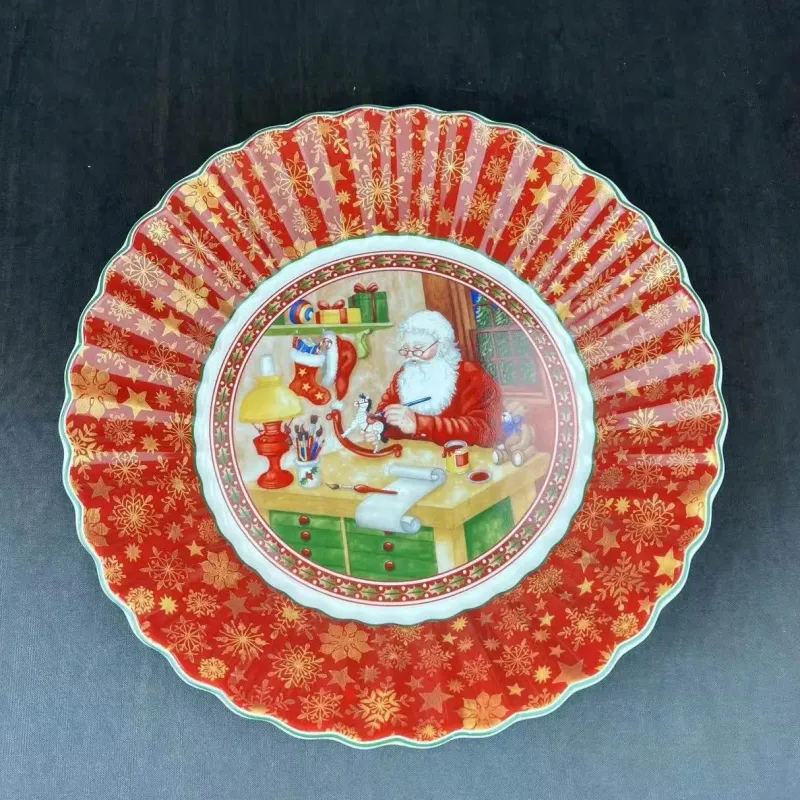 Elegance at the Table Küche & Esszimmer-Weihnachtsgeschirr-Set - Teller, Tassen, Schüsseln