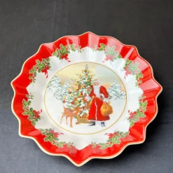 Elegance at the Table Küche & Esszimmer-Weihnachtsgeschirr-Set - Teller, Tassen, Schüsseln