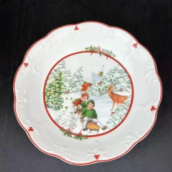 Elegance at the Table Küche & Esszimmer-Weihnachtsgeschirr-Set - Teller, Tassen, Schüsseln