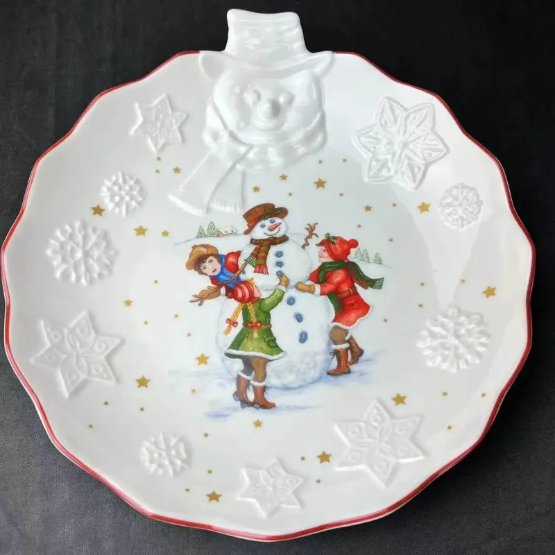 Elegance at the Table Küche & Esszimmer-Weihnachtsgeschirr-Set - Teller, Tassen, Schüsseln