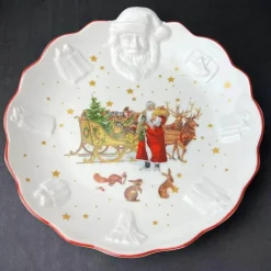 Elegance at the Table Küche & Esszimmer-Weihnachtsgeschirr-Set - Teller, Tassen, Schüsseln