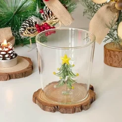 Plates u0026 More Küche & Esszimmer-Weihnachtskelch-Set aus Glas – Festliches Cocktail-Trinkgeschirr zum Verschenken