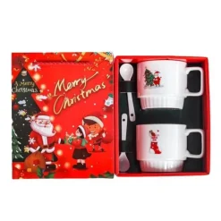 Tom Küche & Esszimmer-Weihnachtsmann-Keramiktassen-Set – das perfekte Weihnachtsgeschenk für festliche Feiern