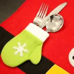 The Culinary Kit Küche & Esszimmer-Weihnachtsmann-Tischsets – Festliche Weihnachtsdekoration