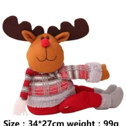Comfort u0026 Style Gadgets Für Zuhause-Weihnachtsvorhanghalter - Weihnachtsmann-Elch-Fensterdeko