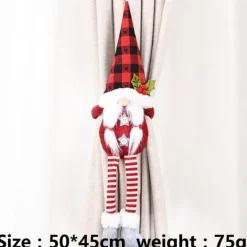 Comfort u0026 Style Gadgets Für Zuhause-Weihnachtsvorhanghalter - Weihnachtsmann-Elch-Fensterdeko