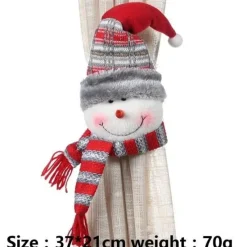 Comfort u0026 Style Gadgets Für Zuhause-Weihnachtsvorhanghalter - Weihnachtsmann-Elch-Fensterdeko