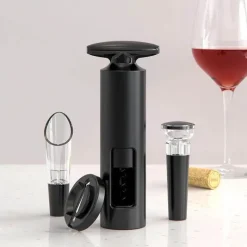 Tom Küche & Esszimmer-Weinöffner-Set, Korkenzieher und Ausgießer-Set für mühelosen Weingenuss