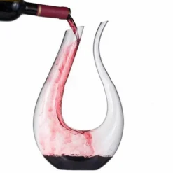 The Culinary Kit Küche & Esszimmer-Weinkaraffe aus Kristallglas – handgefertigtes, einzigartiges Barzubehör