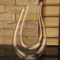 The Culinary Kit Küche & Esszimmer-Weinkaraffe aus Kristallglas – handgefertigtes, einzigartiges Barzubehör