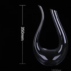 The Culinary Kit Küche & Esszimmer-Weinkaraffe aus Kristallglas – handgefertigtes, einzigartiges Barzubehör