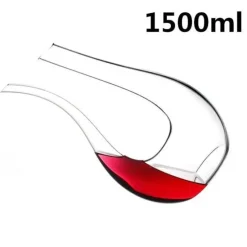 The Culinary Kit Küche & Esszimmer-Weinkaraffe aus Kristallglas – handgefertigtes, einzigartiges Barzubehör