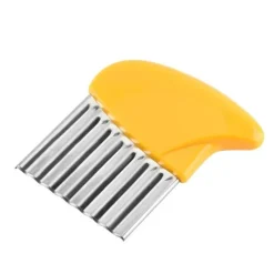 Tom Küche & Esszimmer-Wellenförmiges Schneidemesser - Edelstahlschneider für Obst und Gemüse