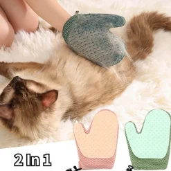 Comfort u0026 Style Haustierzubehör|Reinigungswerkzeuge Für Haustiere-Wendbare Handschuhe zur Tierhaarentfernung – 2-in-1-Pflegewerkzeug für Hunde und Katzen