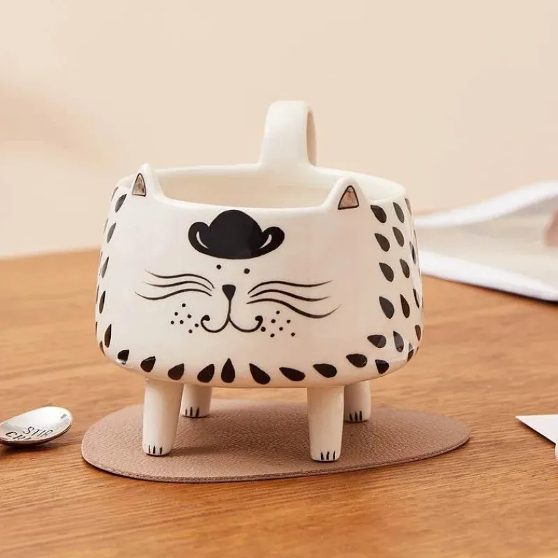 Cup Couture Küche & Esszimmer-Whisker Mew Cat Tasse - Süße Tasse für Katzenliebhaber