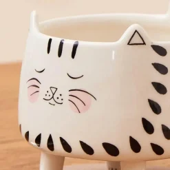 Cup Couture Küche & Esszimmer-Whisker Mew Cat Tasse - Süße Tasse für Katzenliebhaber