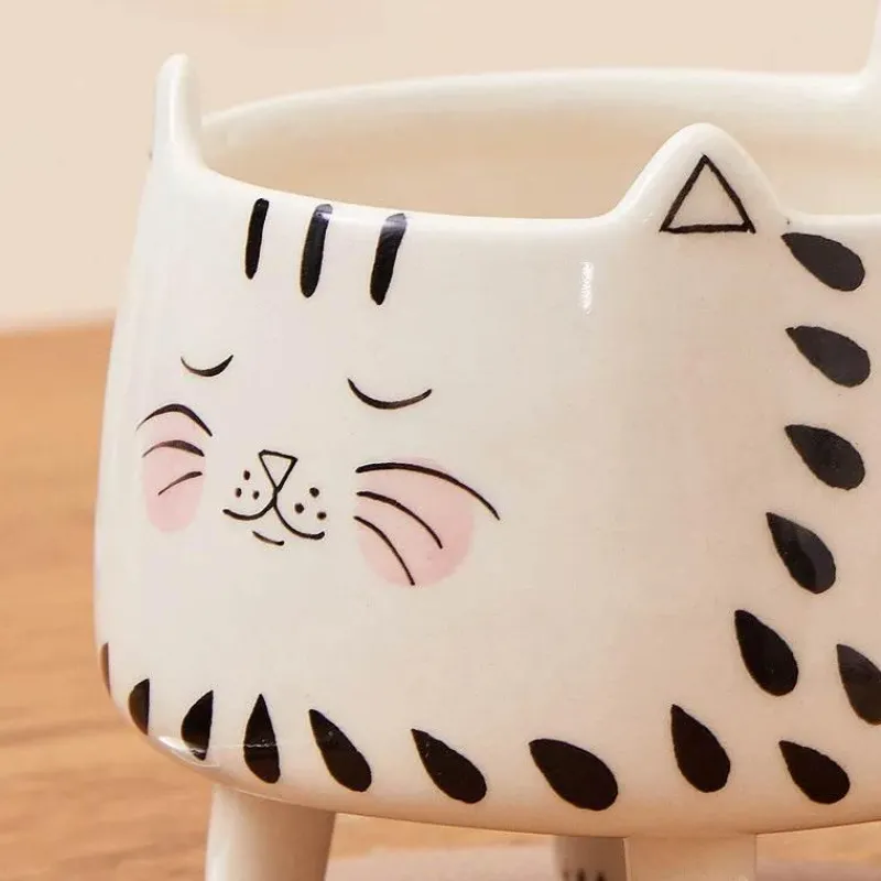 Cup Couture Küche & Esszimmer-Whisker Mew Cat Tasse - Süße Tasse für Katzenliebhaber