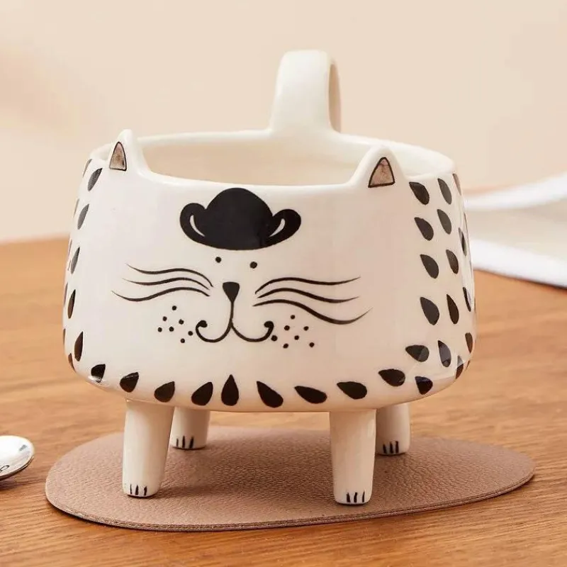 Cup Couture Küche & Esszimmer-Whisker Mew Cat Tasse - Süße Tasse für Katzenliebhaber