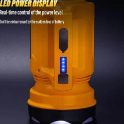 Wild u0026 Free Gear Camping-Werkzeuge|Outdoor-Artikel-Wiederaufladbare Hochleistungs-LED-Taschenlampe – Kompakte multifunktionale Außenleuchte