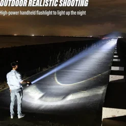 Wild u0026 Free Gear Camping-Werkzeuge|Outdoor-Artikel-Wiederaufladbare Hochleistungs-LED-Taschenlampe – Kompakte multifunktionale Außenleuchte