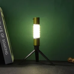 The Outdoor Vault Camping-Werkzeuge|Outdoor-Artikel-Wiederaufladbare LED-Camping-Taschenlampe – Zoombares tragbares Hängelicht