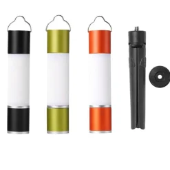 The Outdoor Vault Camping-Werkzeuge|Outdoor-Artikel-Wiederaufladbare LED-Camping-Taschenlampe – Zoombares tragbares Hängelicht