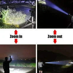 Cozy Living Camping-Werkzeuge|Camping Im Freien-Wiederaufladbare Mini-Taktiktaschenlampe - Tragbares Campinglicht