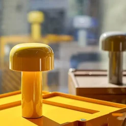 The Gilded Nest Wohndeko|Beleuchtung-Wiederaufladbare Pilz-Tischlampe – Akzentlicht im italienischen Stil