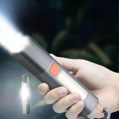 Wild u0026 Free Gear Camping-Werkzeuge|Outdoor-Gadgets-Wiederaufladbare Taschenlampe mit großer Reichweite – ultrahell, wasserdicht, vielseitig