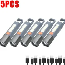 Wild u0026 Free Gear Camping-Werkzeuge|Outdoor-Gadgets-Wiederaufladbare Taschenlampe mit großer Reichweite – ultrahell, wasserdicht, vielseitig