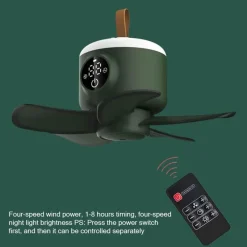 Trail u0026 Beyond Camping-Werkzeuge|Camping Im Freien-Wiederaufladbare tragbare Hängeventilatorlampe - Coole Wohndekoration