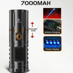 Cozy Living Camping-Werkzeuge|Camping Im Freien-Wiederaufladbare, ultrahelle Taschenlampe – Nachtlicht