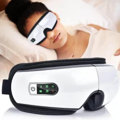 The Relaxation Nook Gesundheits-Gadgets|Gesundheits- Und Entspannungstools-Wiederaufladbarer elektrischer Augenmassager – Intelligentes Gerät zur Linderung der Augenbelastung