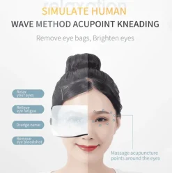 The Relaxation Nook Gesundheits-Gadgets|Gesundheits- Und Entspannungstools-Wiederaufladbarer elektrischer Augenmassager – Intelligentes Gerät zur Linderung der Augenbelastung