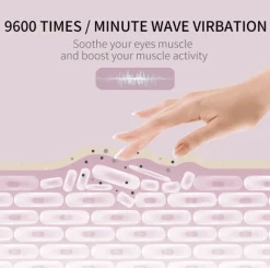 The Relaxation Nook Gesundheits-Gadgets|Gesundheits- Und Entspannungstools-Wiederaufladbarer elektrischer Augenmassager – Intelligentes Gerät zur Linderung der Augenbelastung