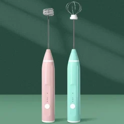 The Culinary Kit Küche & Esszimmer-Wiederaufladbarer Handrührer - Elektrischer Mixer mit 3 Geschwindigkeiten