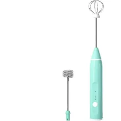 The Culinary Kit Küche & Esszimmer-Wiederaufladbarer Handrührer - Elektrischer Mixer mit 3 Geschwindigkeiten