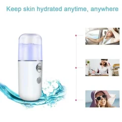 Tranquil Touch Gesundheits-Gadgets|Gesundheits- Und Entspannungstools-Wiederaufladbarer Nano-Nebel-Gesichtsbefeuchter – Tragbares Feuchtigkeitsspray für die Haut