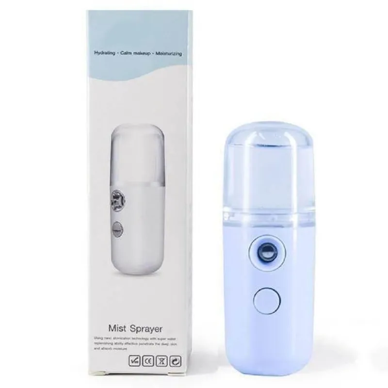Tranquil Touch Gesundheits-Gadgets|Gesundheits- Und Entspannungstools-Wiederaufladbarer Nano-Nebel-Gesichtsbefeuchter – Tragbares Feuchtigkeitsspray für die Haut