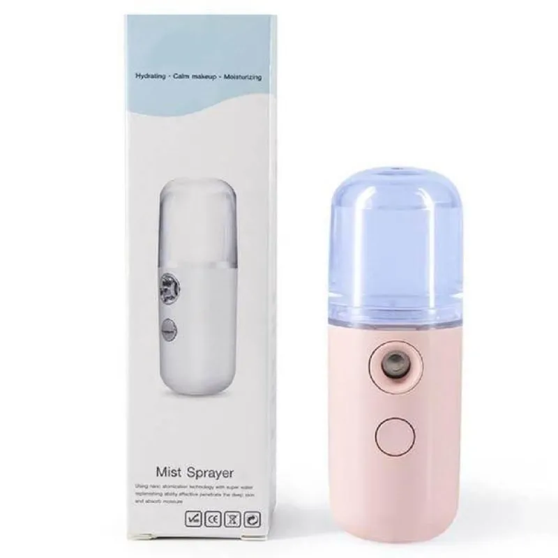 Tranquil Touch Gesundheits-Gadgets|Gesundheits- Und Entspannungstools-Wiederaufladbarer Nano-Nebel-Gesichtsbefeuchter – Tragbares Feuchtigkeitsspray für die Haut