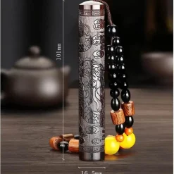 The Outdoor Vault Camping Im Freien|Outdoor & Garten-Wiederaufladbares Feuerzeug aus Holz im Vintage-Stil – ultradünnes, winddichtes Design