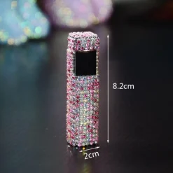 The Outdoor Vault Outdoor-Artikel|Heimwerkzeuge-Wiederaufladbares Feuerzeug mit Strasssteinen – funkelndes tragbares Feuerzeug