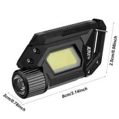 Cozy Living Camping Im Freien|Outdoor & Garten-Wiederaufladbares LED-Schlüsselringlicht – Kompakte Camping-Taschenlampe