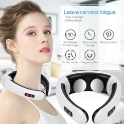 The Relaxation Nook Gesundheits-Gadgets|Gesundheits- Und Entspannungstools-Wiederaufladbares Nackenmassagegerät – Elektrisches Gerät zur Schmerzlinderung