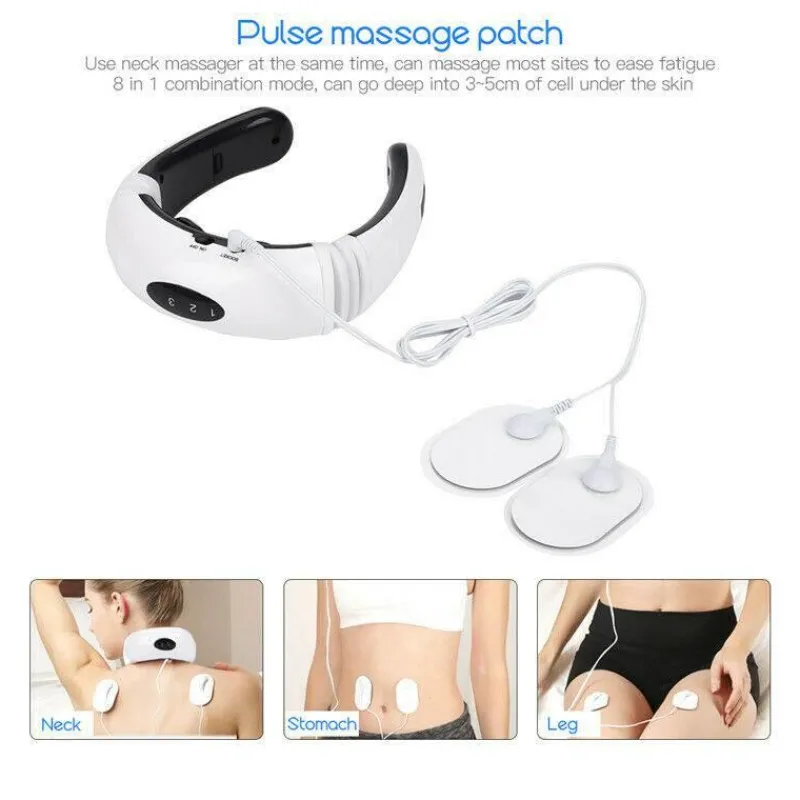 The Relaxation Nook Gesundheits-Gadgets|Gesundheits- Und Entspannungstools-Wiederaufladbares Nackenmassagegerät – Elektrisches Gerät zur Schmerzlinderung