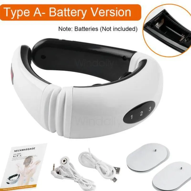 The Relaxation Nook Gesundheits-Gadgets|Gesundheits- Und Entspannungstools-Wiederaufladbares Nackenmassagegerät – Elektrisches Gerät zur Schmerzlinderung