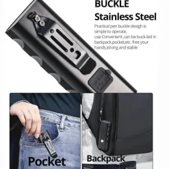 Wilderness Haven Fahrräder & Verkehr|Beleuchtung-Wiederaufladbares USB-Fahrrad-Frontlicht - Heller LED-Scheinwerfer