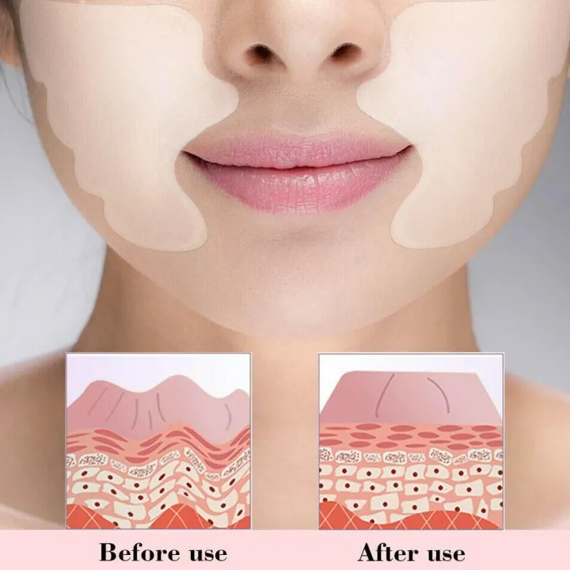 The Relaxation Nook Frauenpflege|Körperpflege-Wiederverwendbare Anti-Falten-Pads aus Silikon – Hautpflegebehandlung