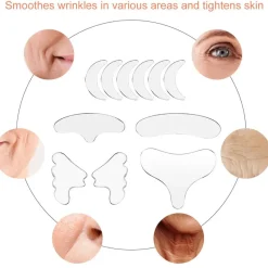 The Relaxation Nook Frauenpflege|Körperpflege-Wiederverwendbare Anti-Falten-Pads aus Silikon – Hautpflegebehandlung